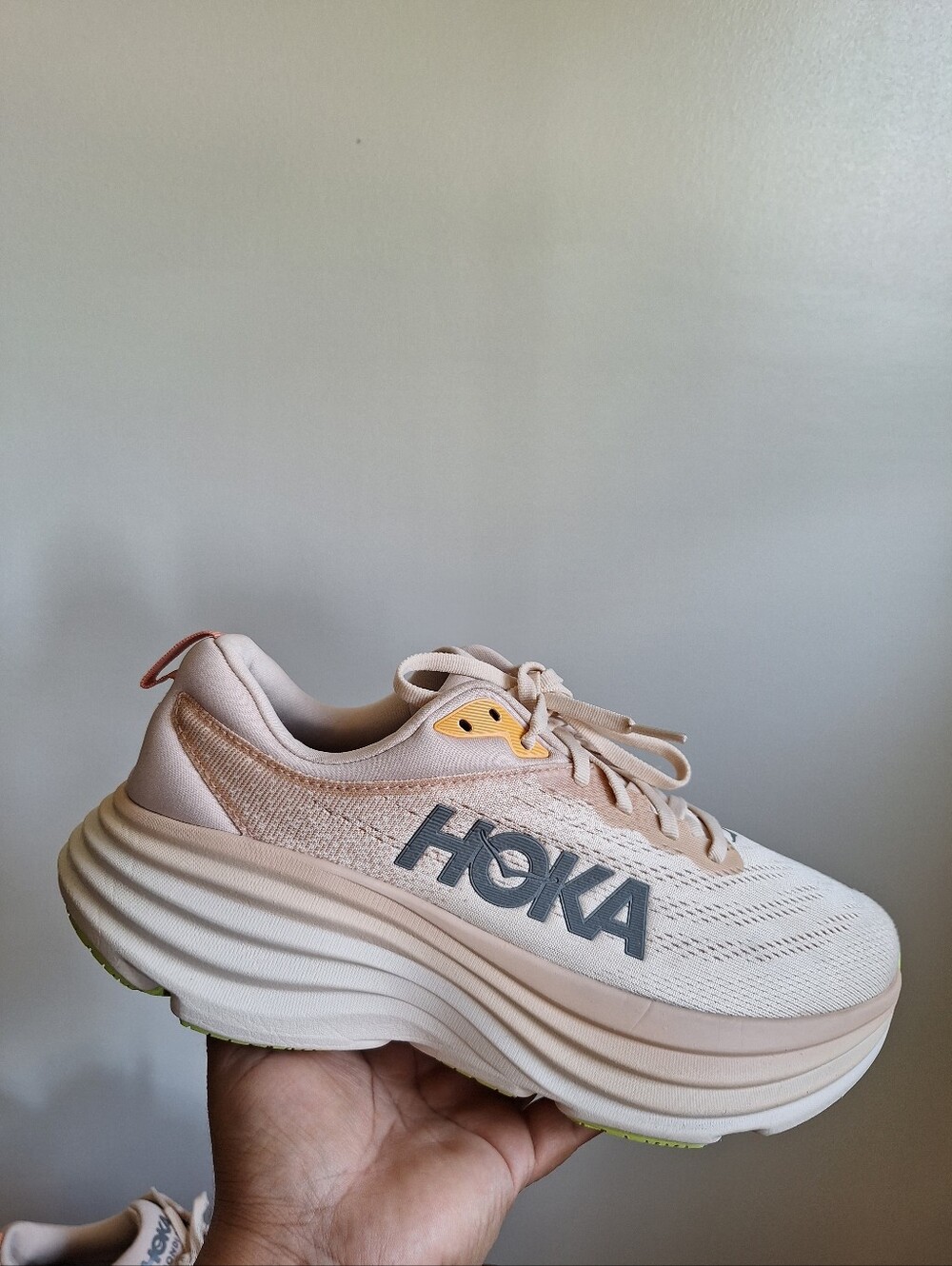 Hoka Bondi 8 'Cream Vanilla' Women's Size 10.5B - Picture 10 of 16
